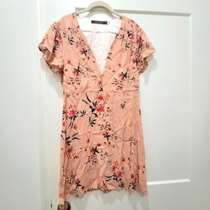 Medium Pink Floral Sundress